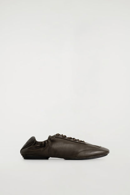 Leather Ballet Trainers