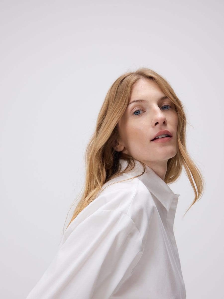 Cropped shirt