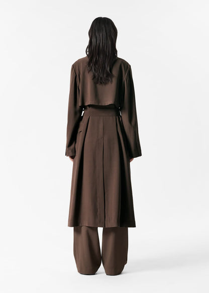 Double-Breasted Trench Coat