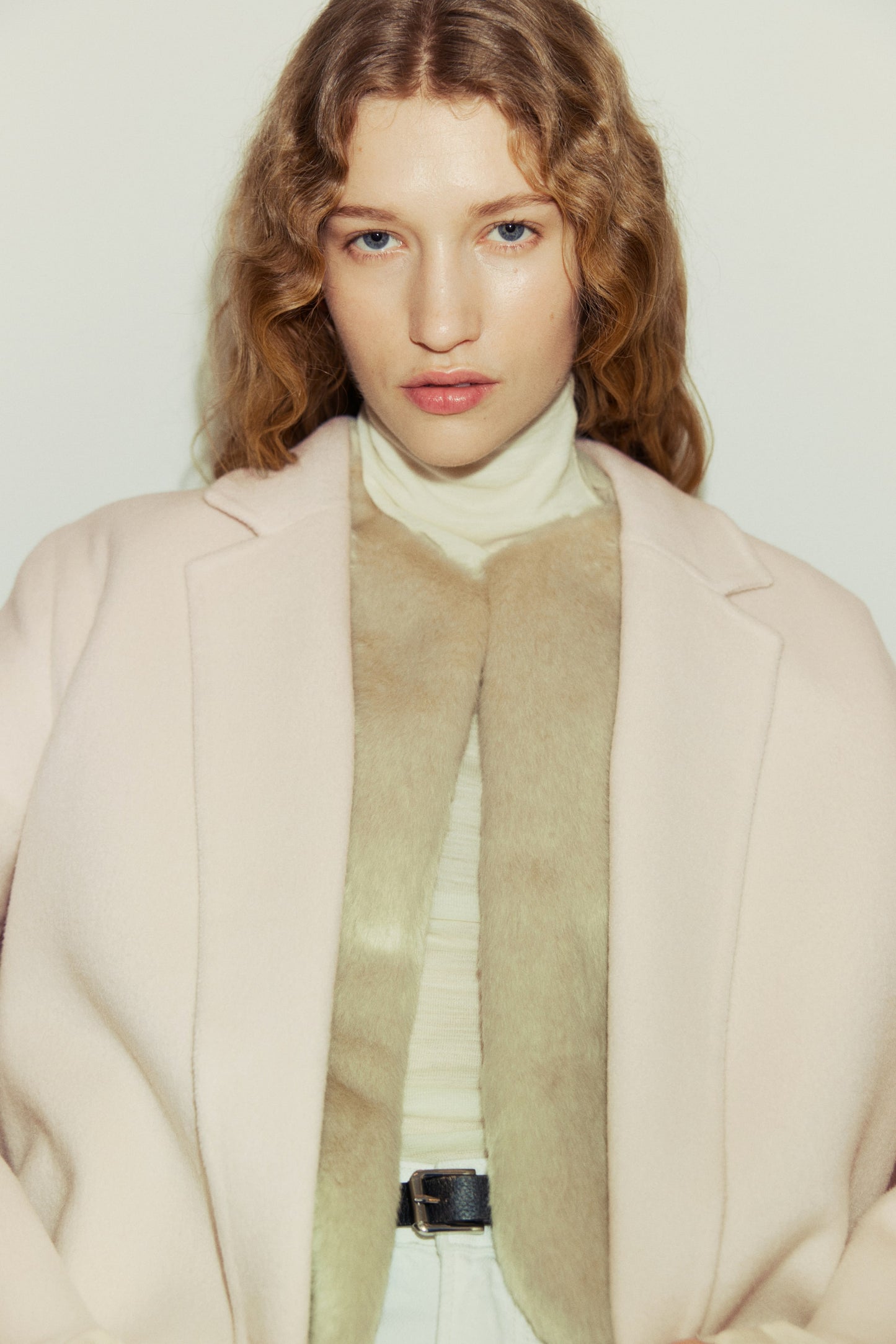 Handmade wool-blend coat