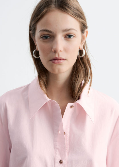 Drop-Waist Shirt Dress