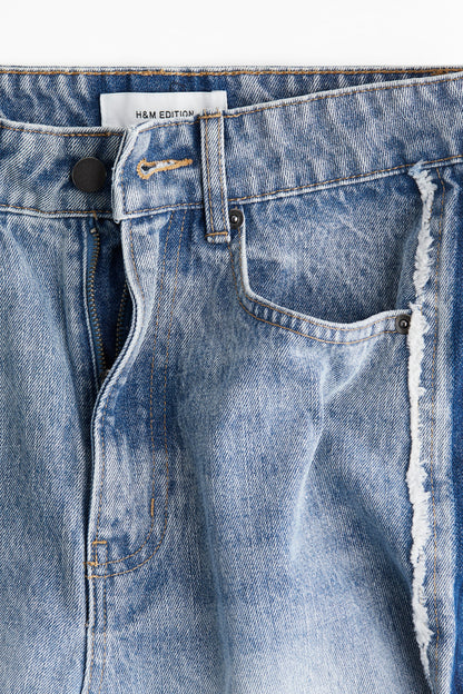 Side-panelled jeans