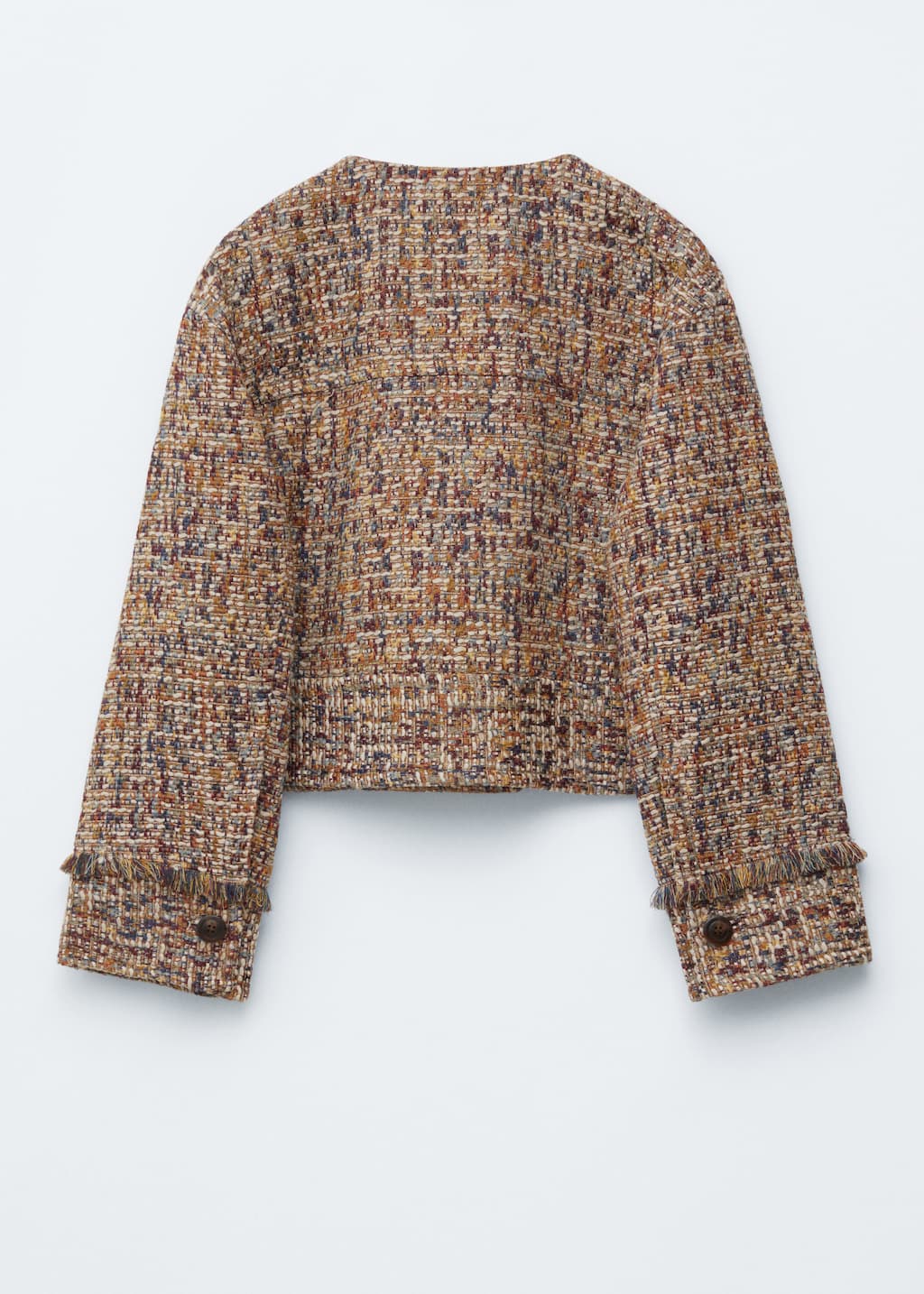 Cropped Bouclé Jacket