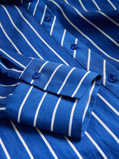 Lyocell striped shirt
