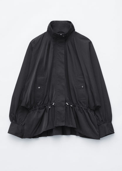 Nylon Funnel-Collar Jacket