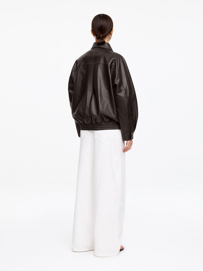 Relaxed Leather Jacket