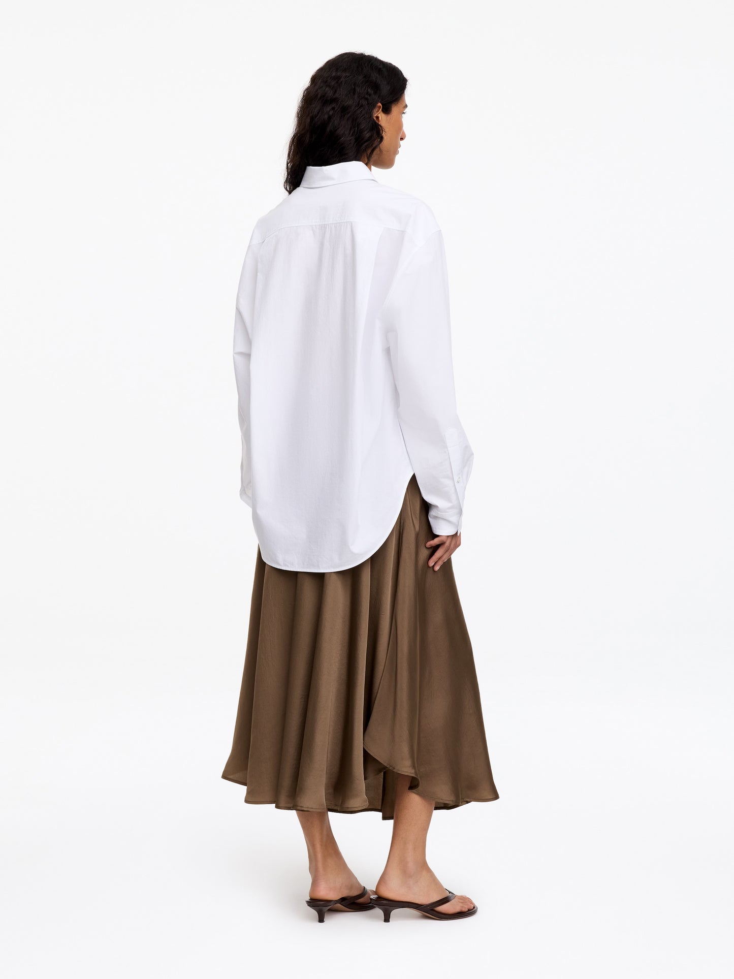Wide Drawstring Skirt