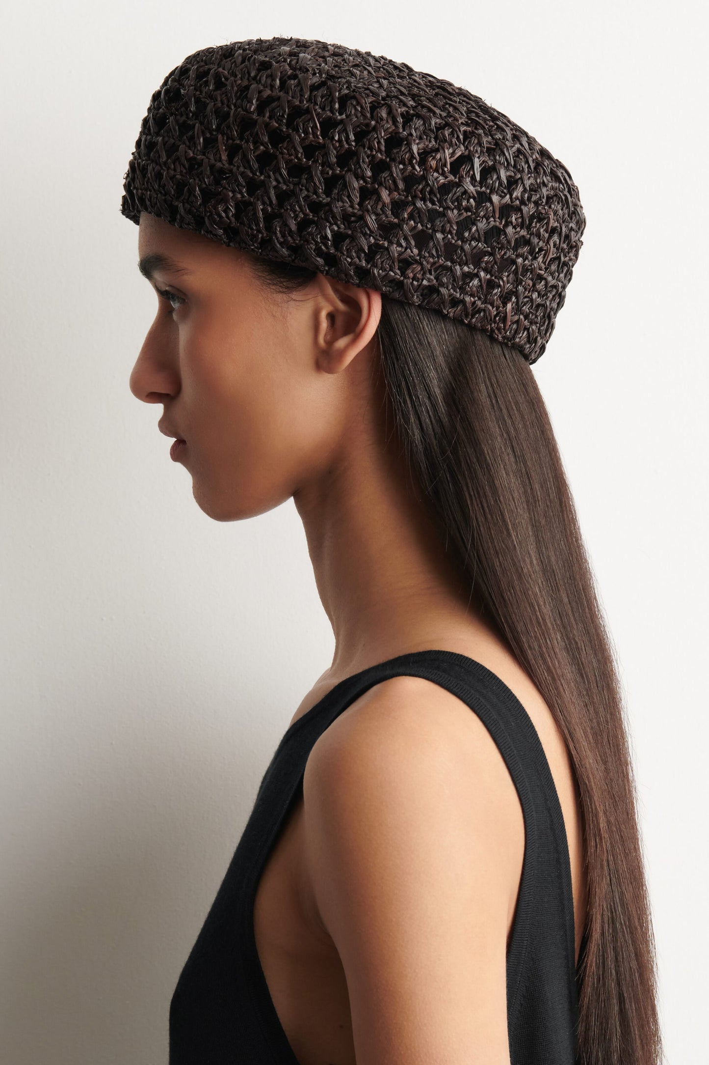 Raffia beret
