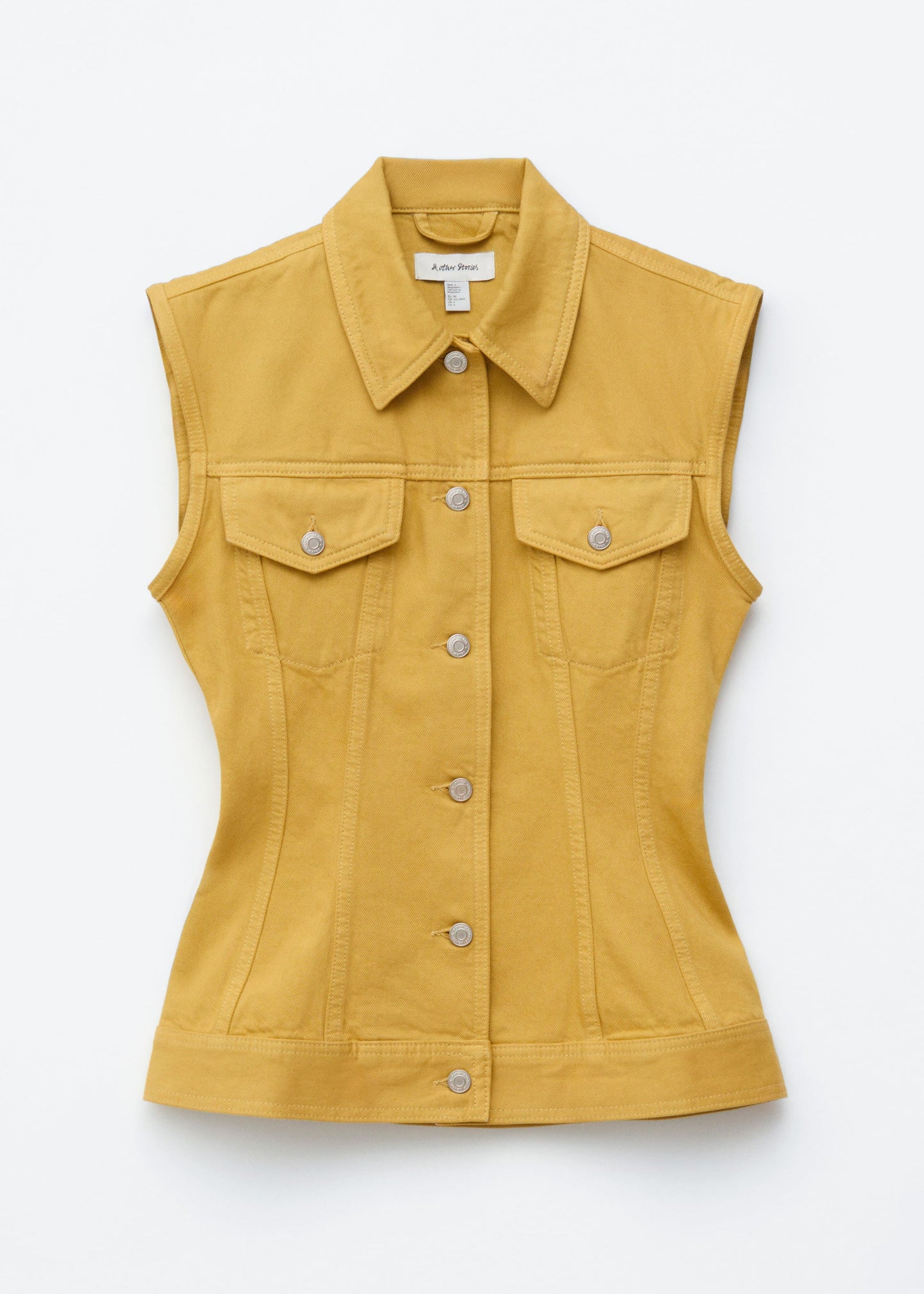 Fitted Denim Vest