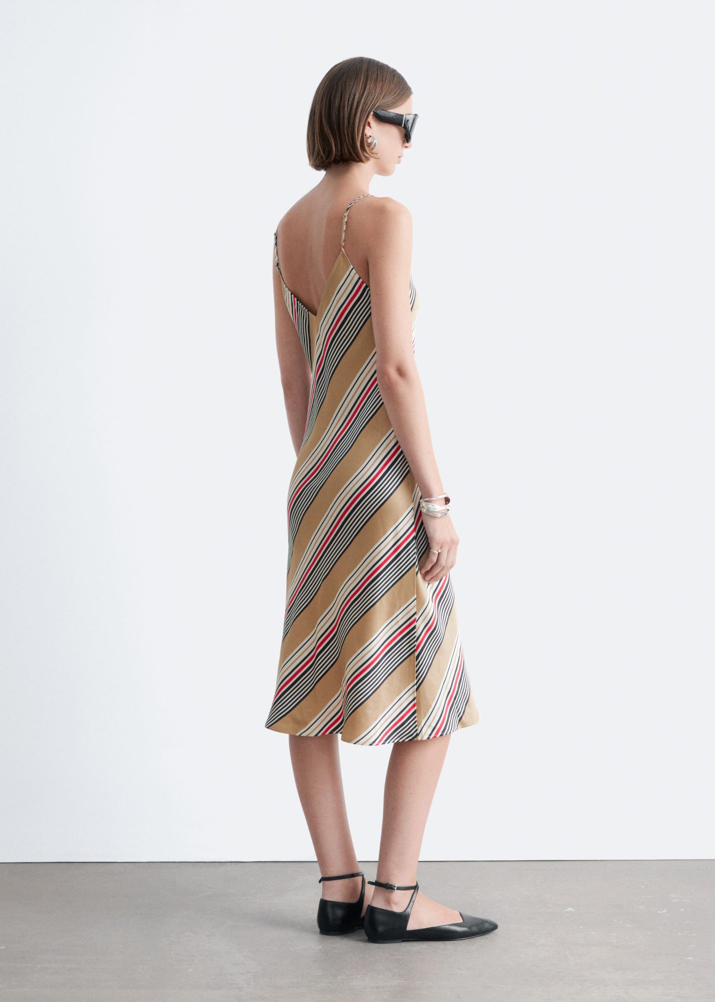 Satin Slip Midi Dress