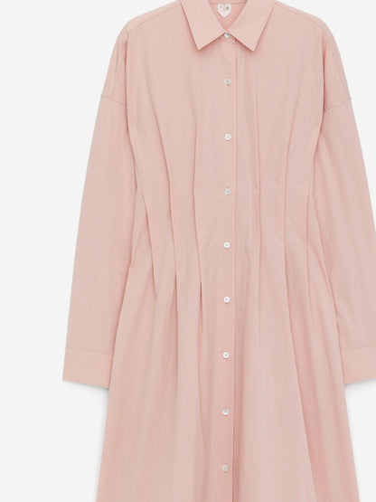 Pleated Shirt Dress