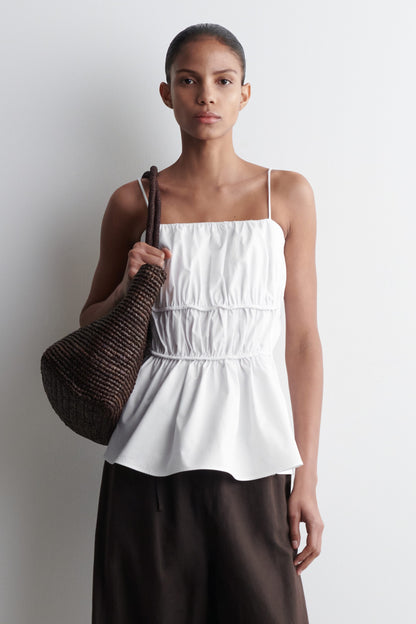 Gathered Cotton Top