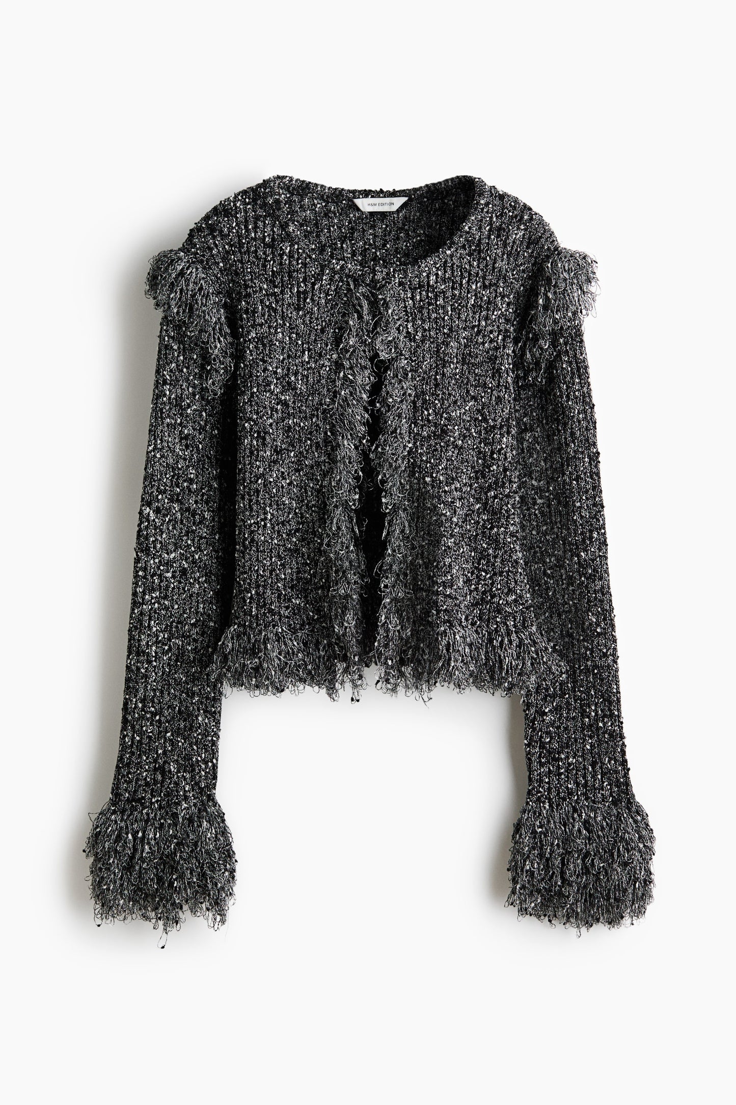 Fringed cardigan