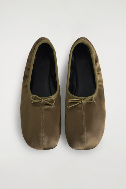 Satin Ballet Flats