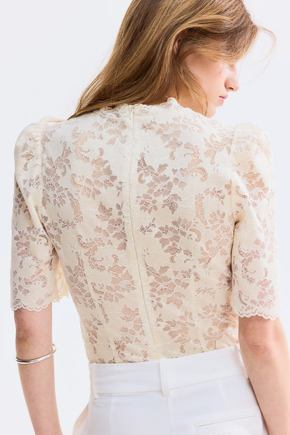 Lace top - Cream