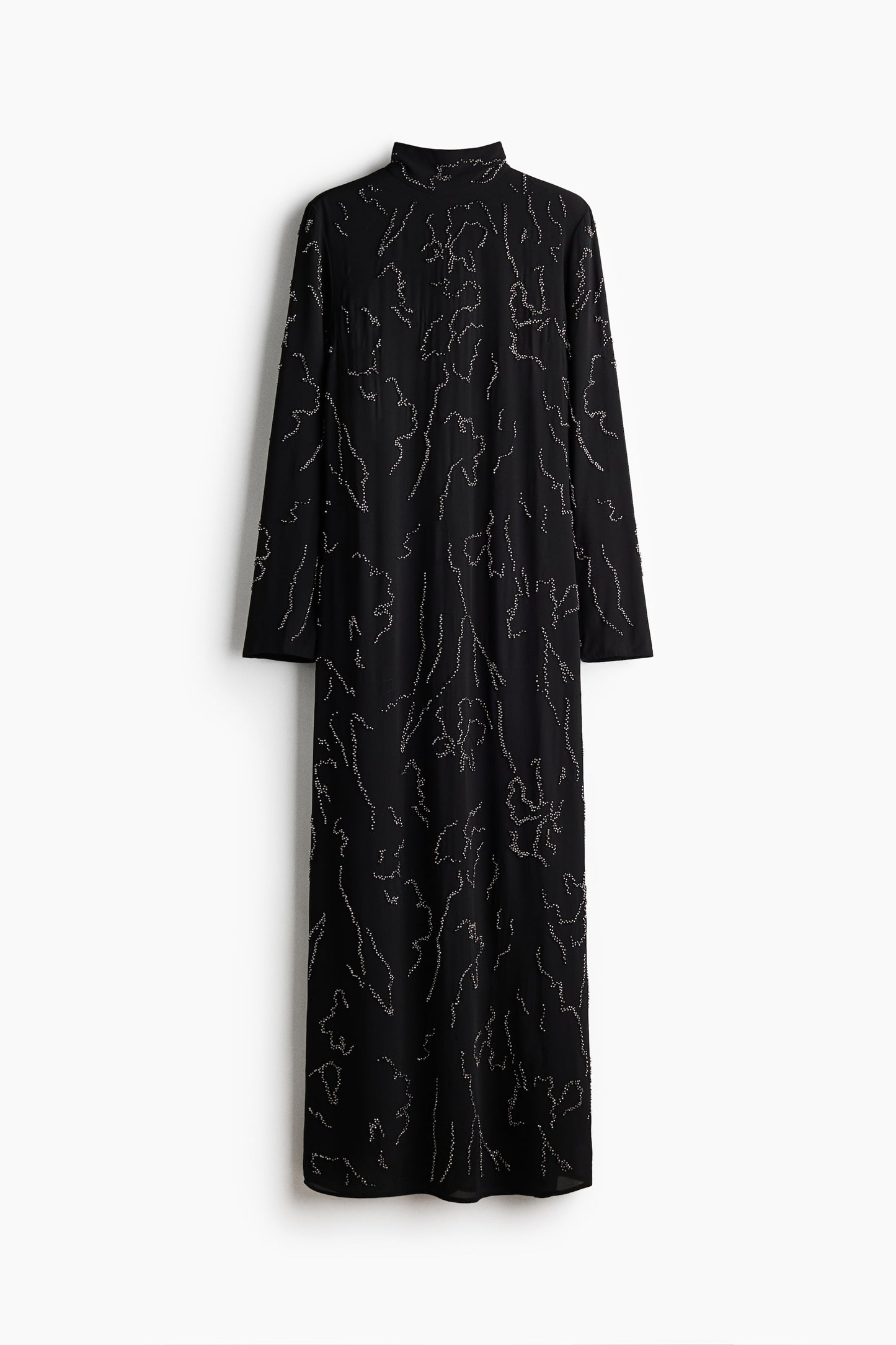 Bead-embellished maxi dress