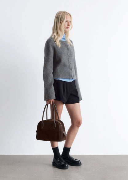 Cropped Boxy Cardigan