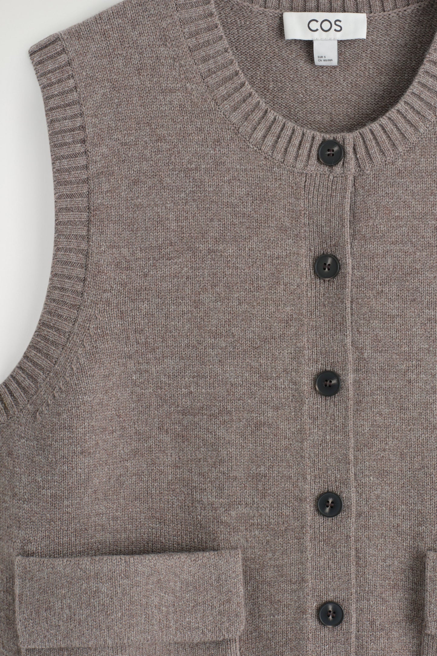 Merino Wool Buttoned Vest
