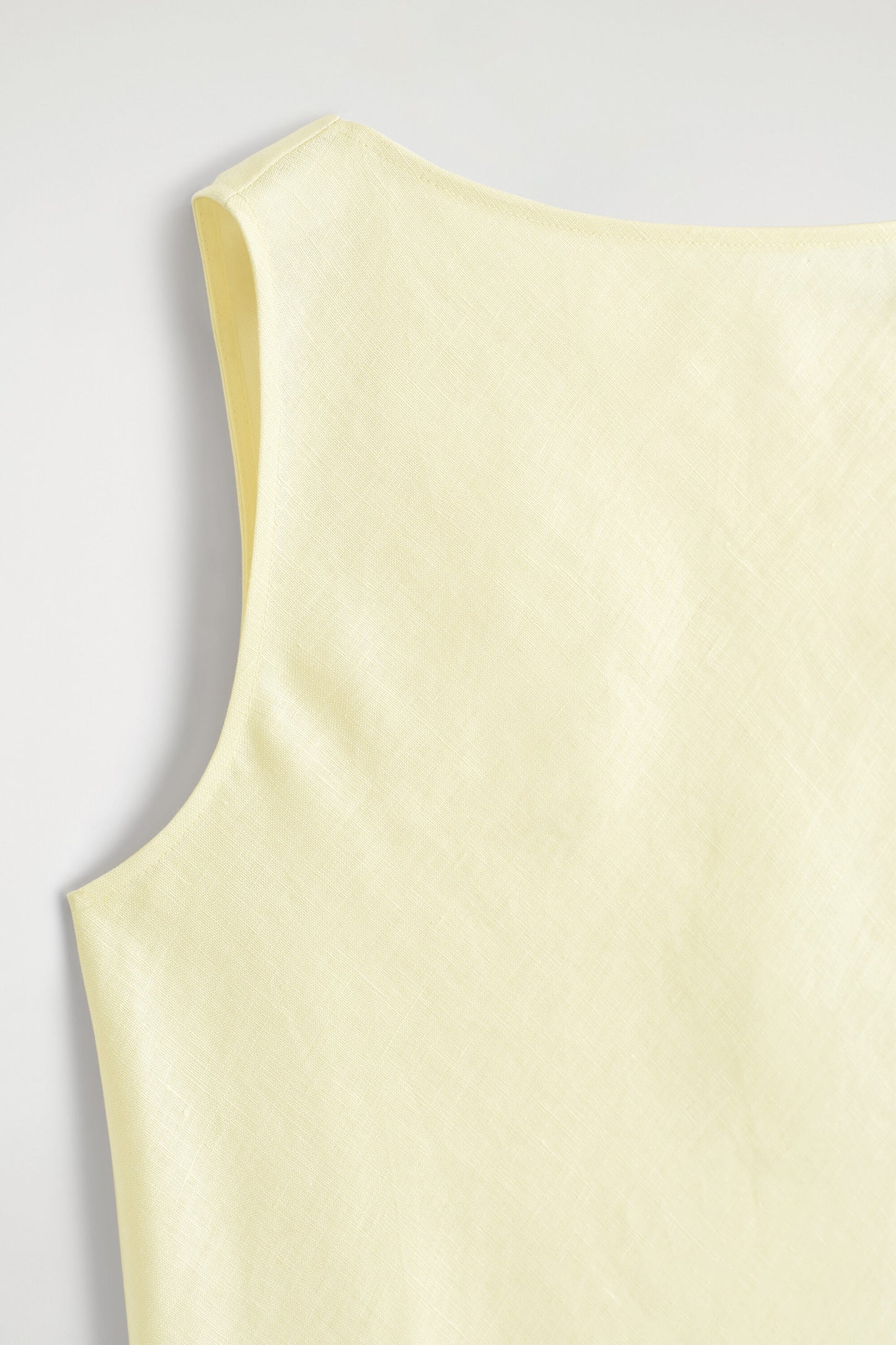 Tailored linen mini dress