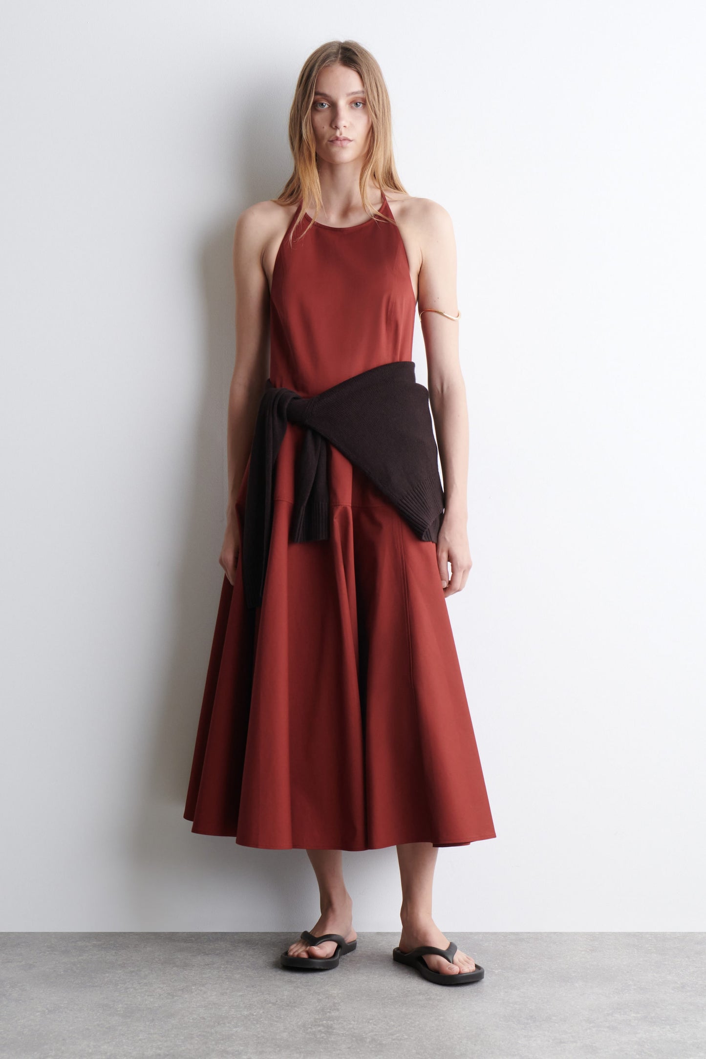 Pima Cotton Halterneck Dress