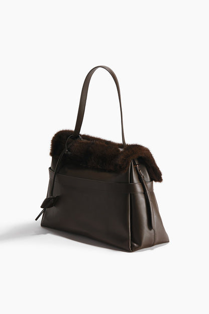 Strap-detail handbag