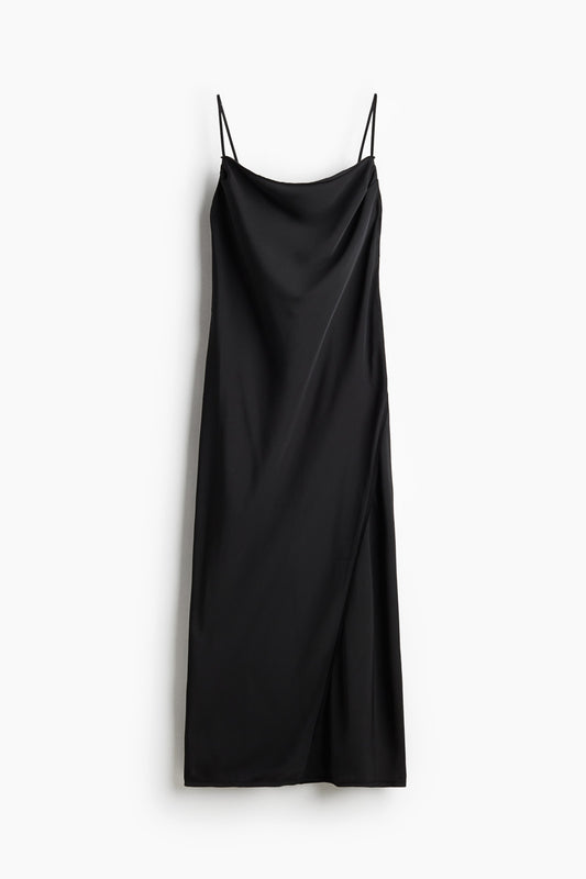 Belt-detail strappy dress