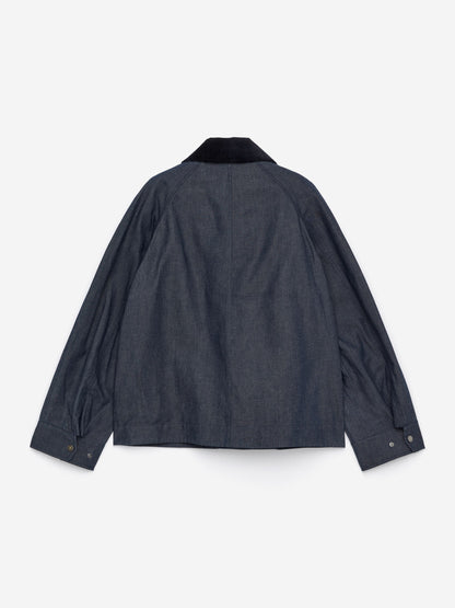 ARKET and Barbour Dry-Waxed Denim Jacket