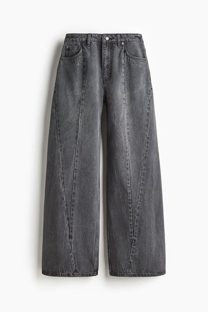 Seam-detail jeans