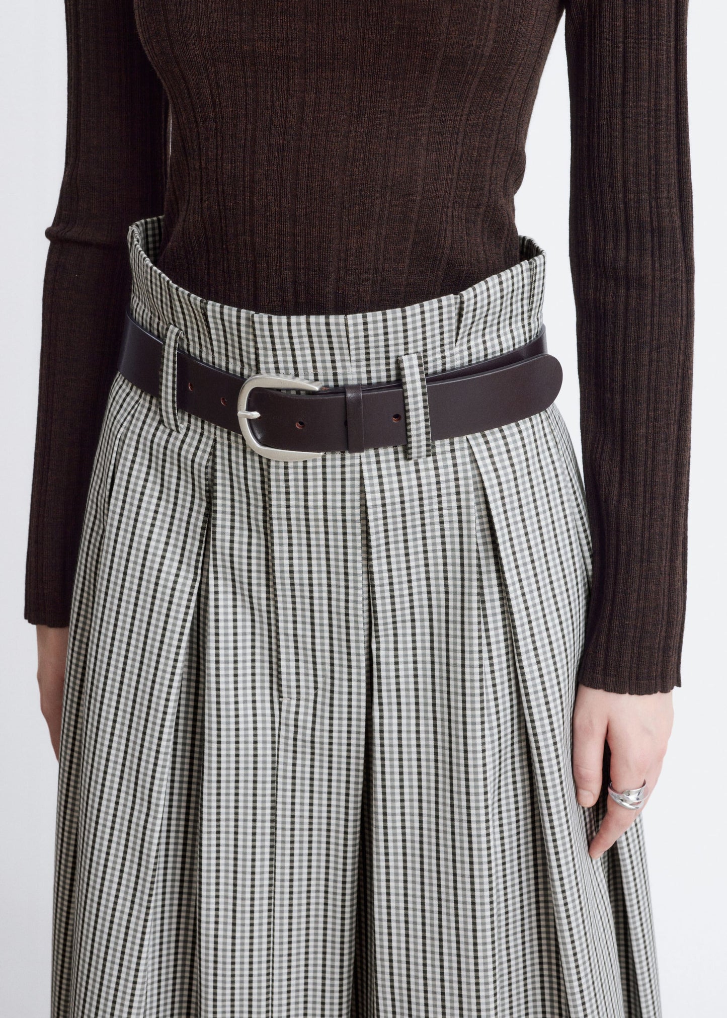 Pleated Midi Skirt