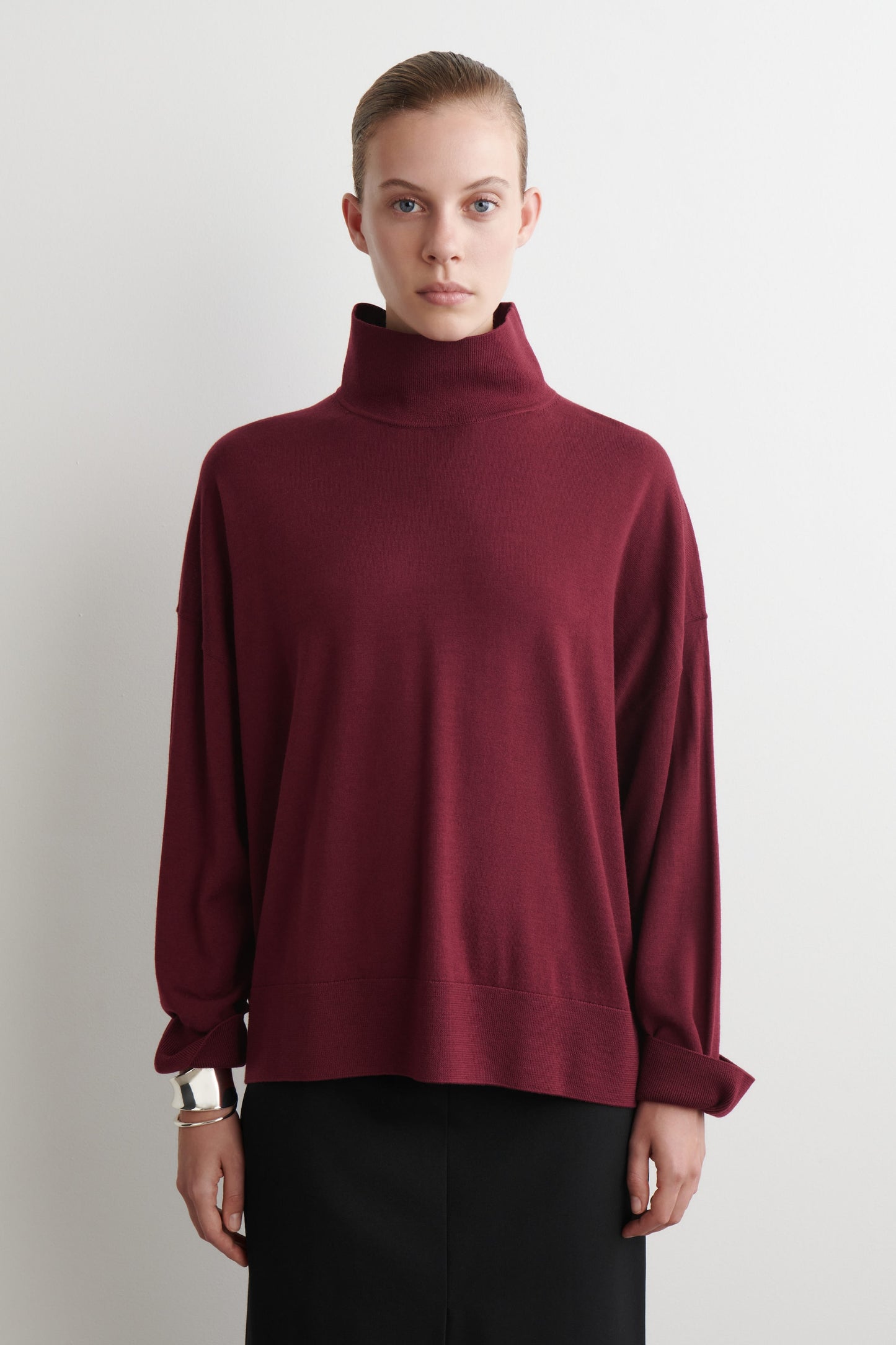Merino Wool Turtleneck Jumper