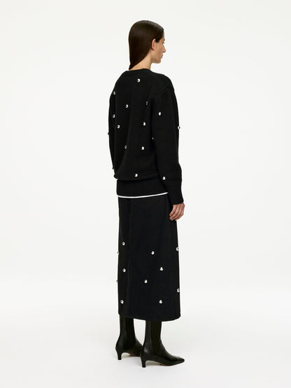 Studded Wool Jumper
