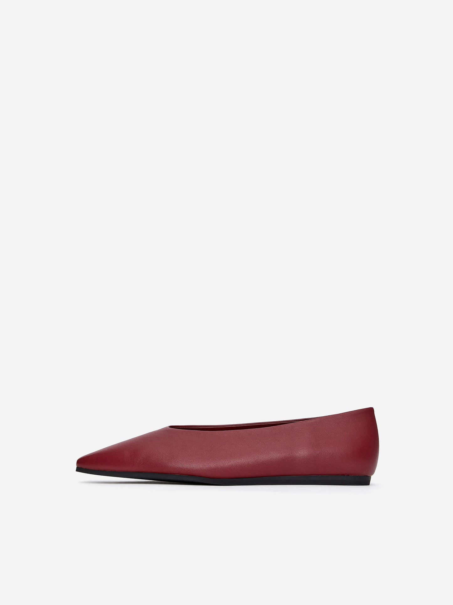 Pointy Leather Flats