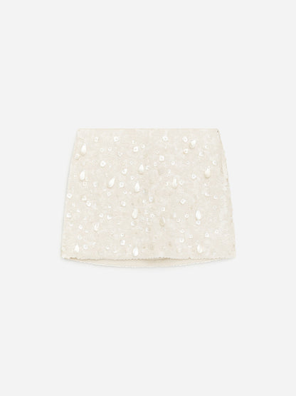 Embellished Mini Skirt