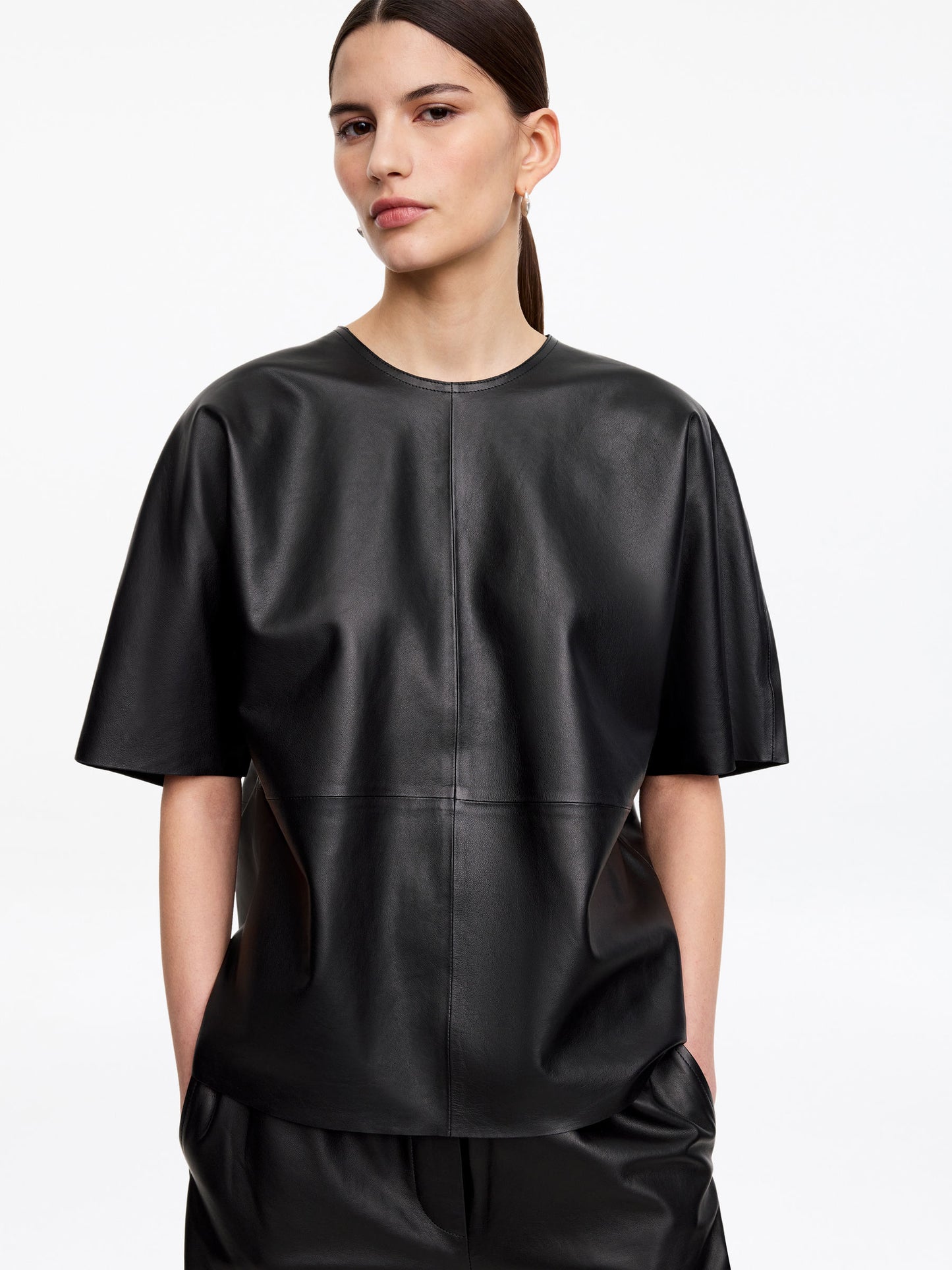 Leather T-Shirt