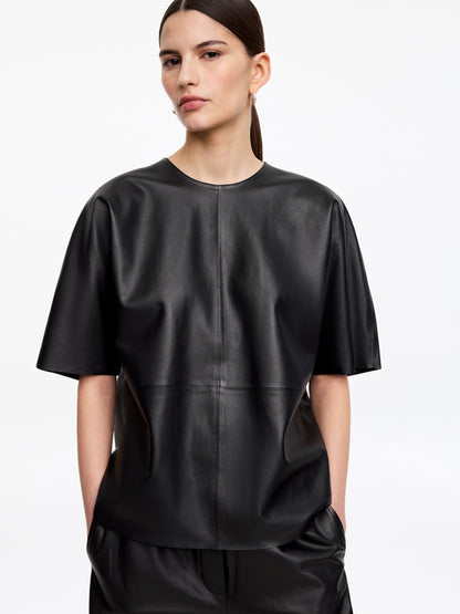 Leather T-Shirt