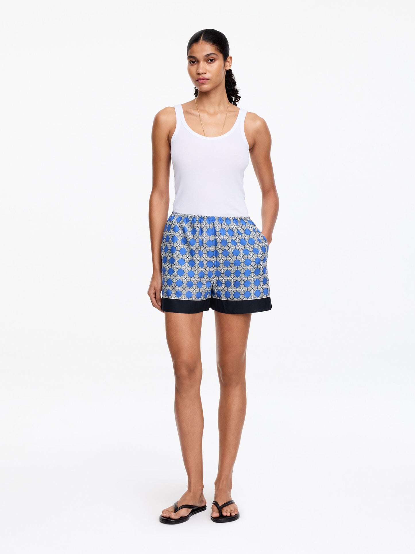 Lyocell Blend Shorts