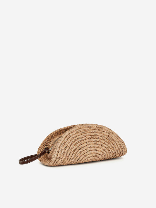 Crossbody Straw Bag