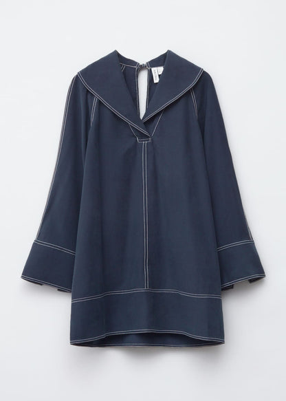Sailor-Collar Mini Dress