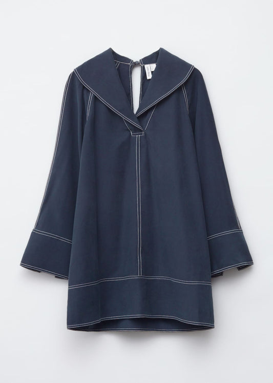 Sailor-Collar Mini Dress