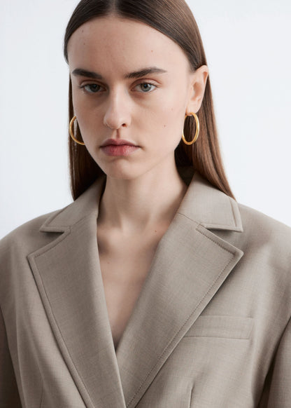 Tapered  Merino-Wool Blazer