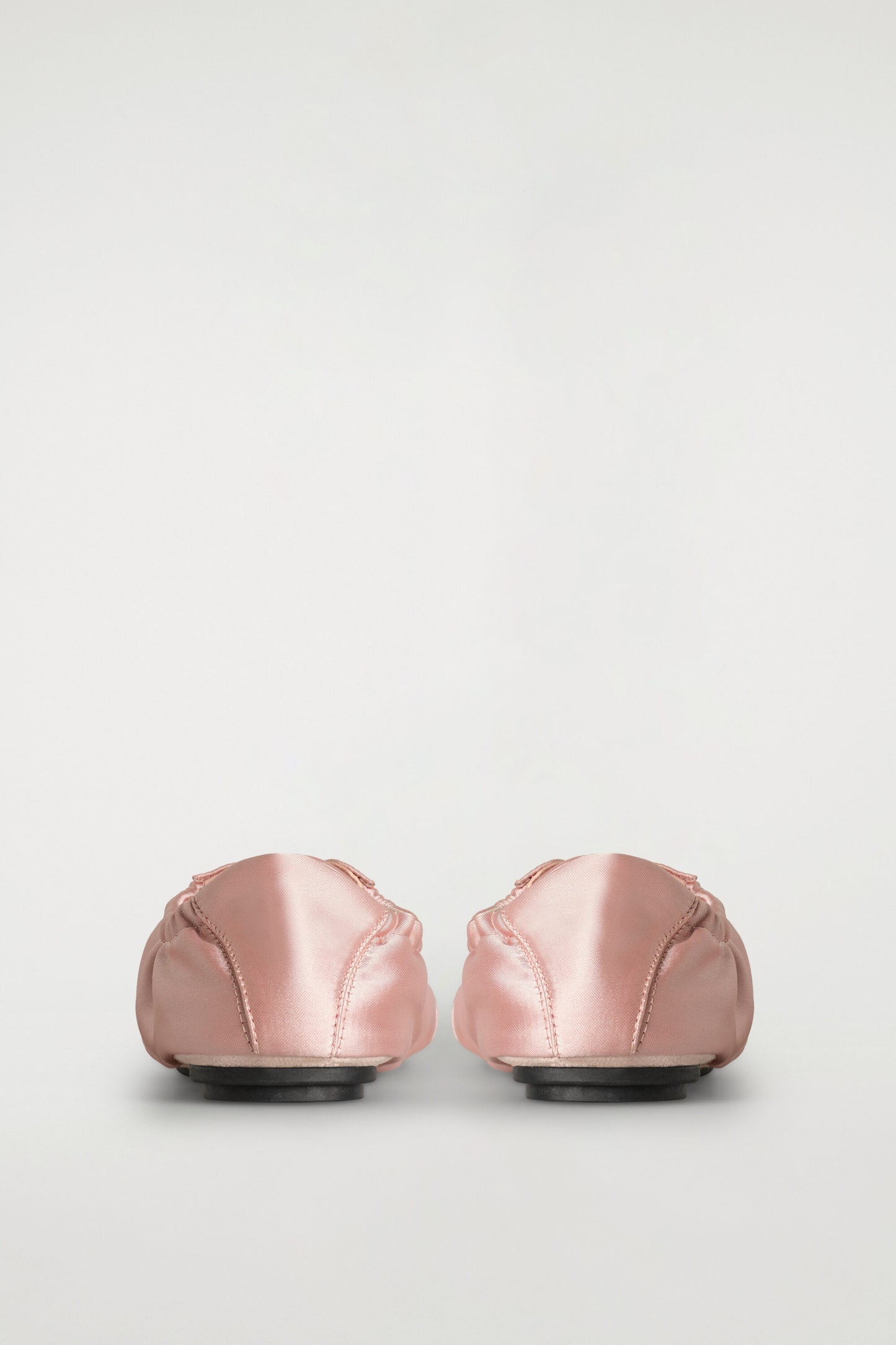 Satin-Suede Ballet Flat Trainers