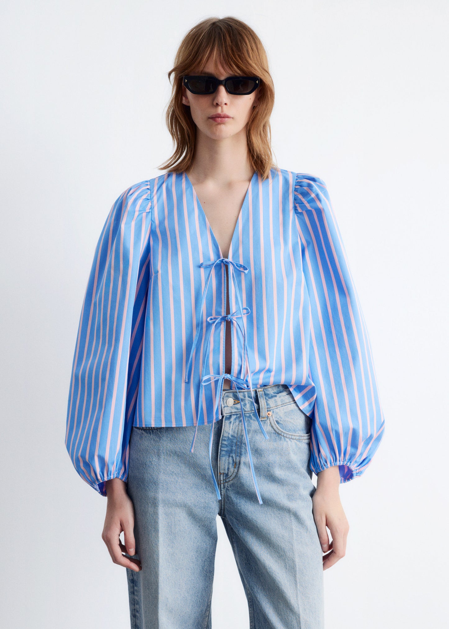 Tie-Front Blouse