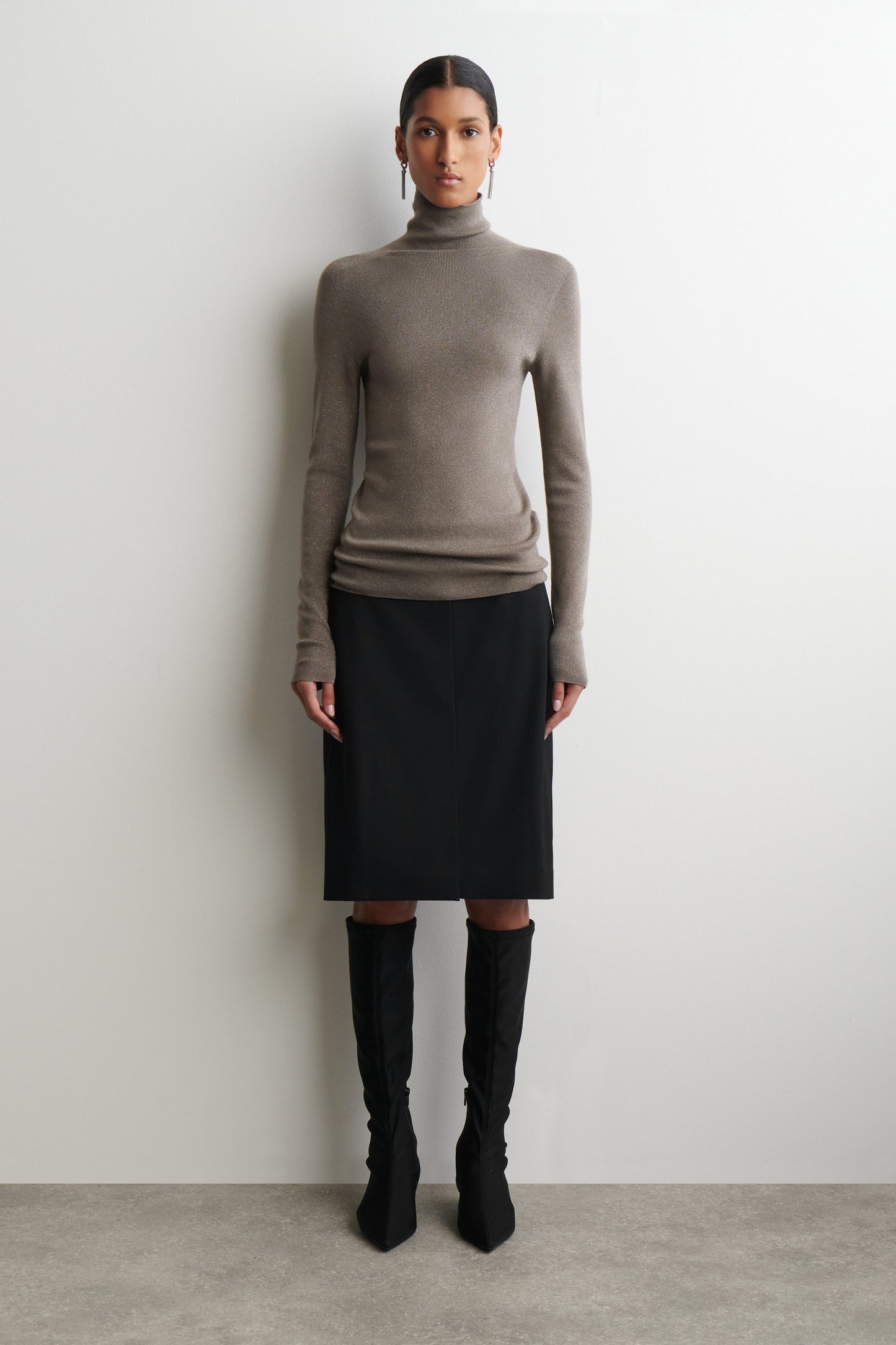 Sparkly Seamless Wool Top