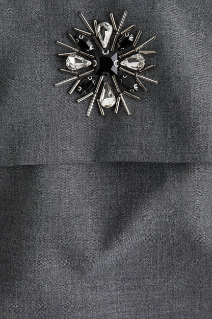 Rhinestone-embellished bandeau dress