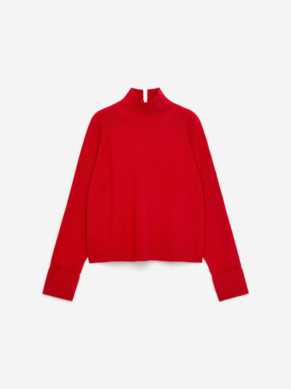 Roll-Neck Wool Jumper