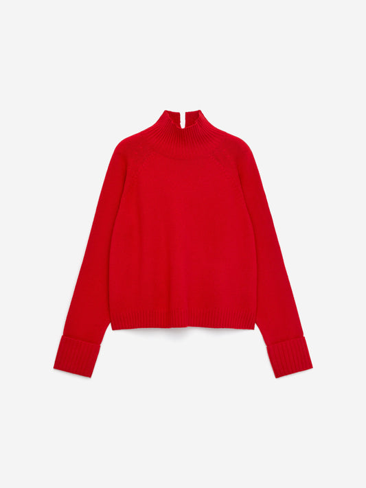 Roll-Neck Wool Jumper