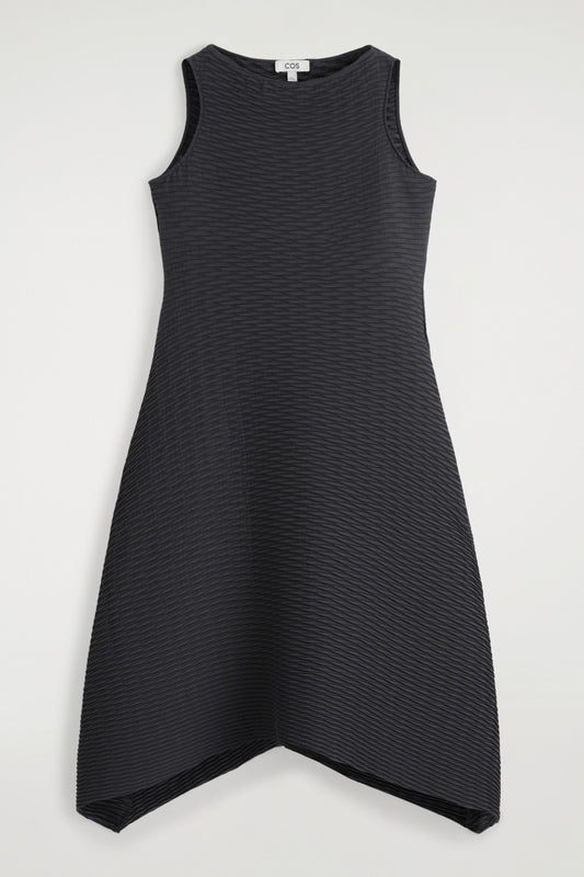 Voluminous Pleated Midi Dress