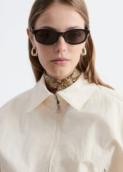 Zip-Front Short Jacket