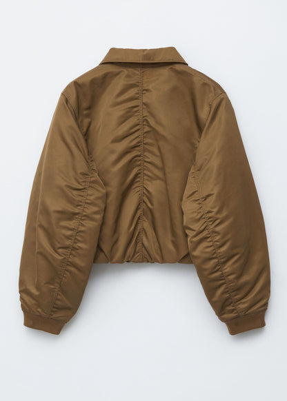 Cropped Bomber Jacket