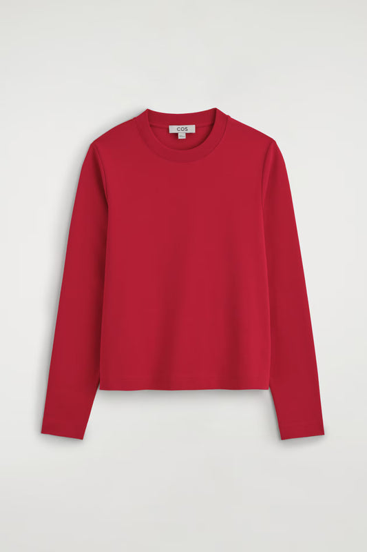 Clean Cut Long-Sleeved T-shirt